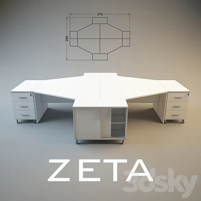 ZETA furniture for staff Free Download