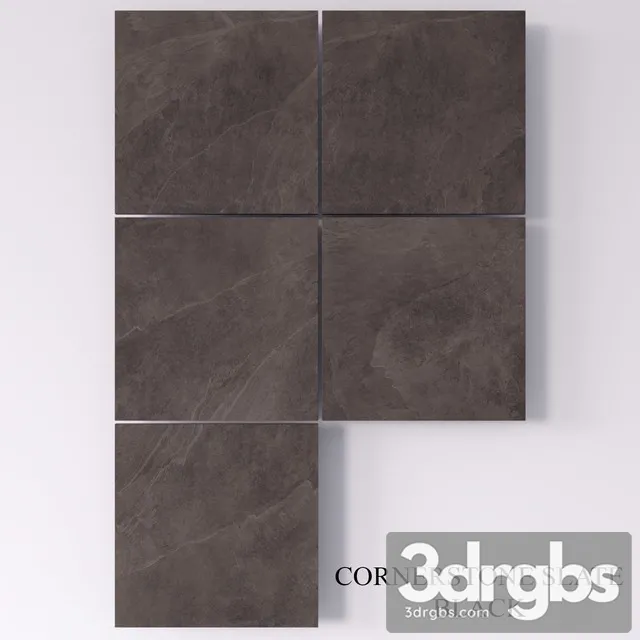 Zeus Ceramica Cornerstone Slate Black 3D Model Free