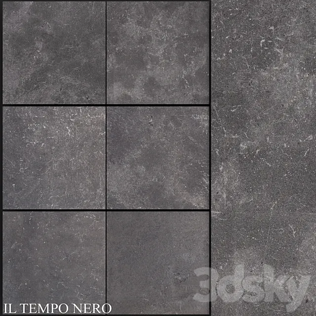 Zeus Ceramica il Tempo Nero 3D Model