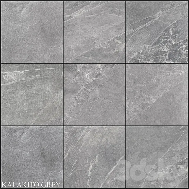 Zeus Ceramica Kalakito Grey 600x600 3D Model