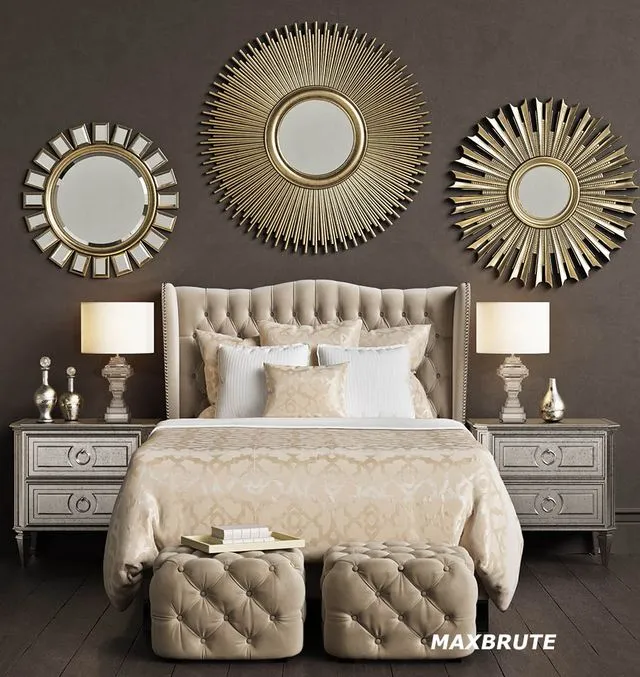 ZGallerie Jameson Bed 3D Model