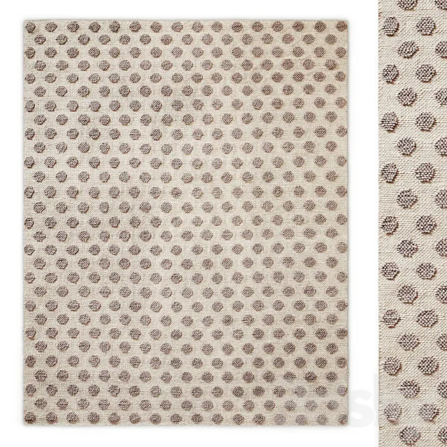 Zia Handwoven Rug RH 3D Model