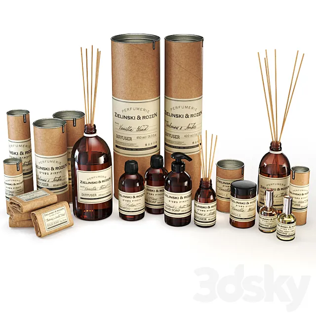 Zielinski & Rozen Decorative Set  #1 3D Model