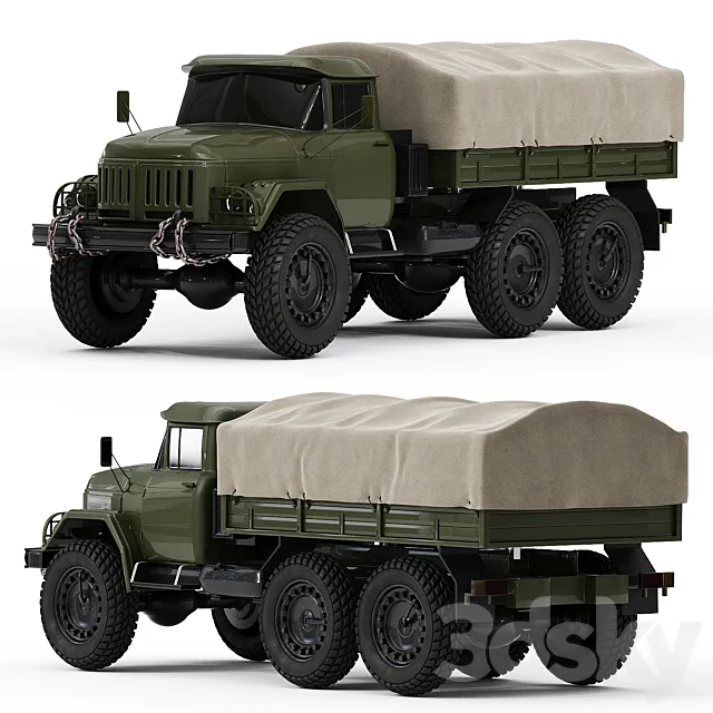 Zil 131 3D Model