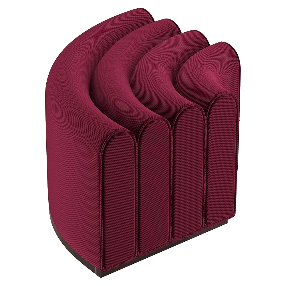 Zilio Aldo & C. - Pouf Arkad corner 3D Model