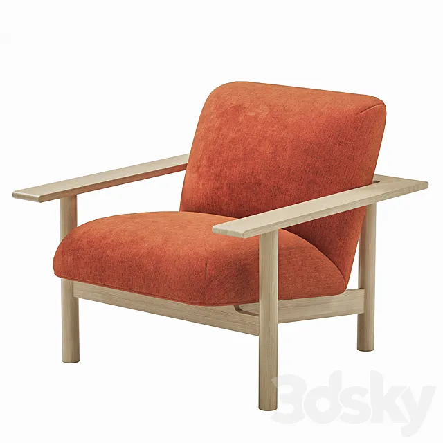 Zilio Aldo - Kinoko Lounge Armchair 3DModel