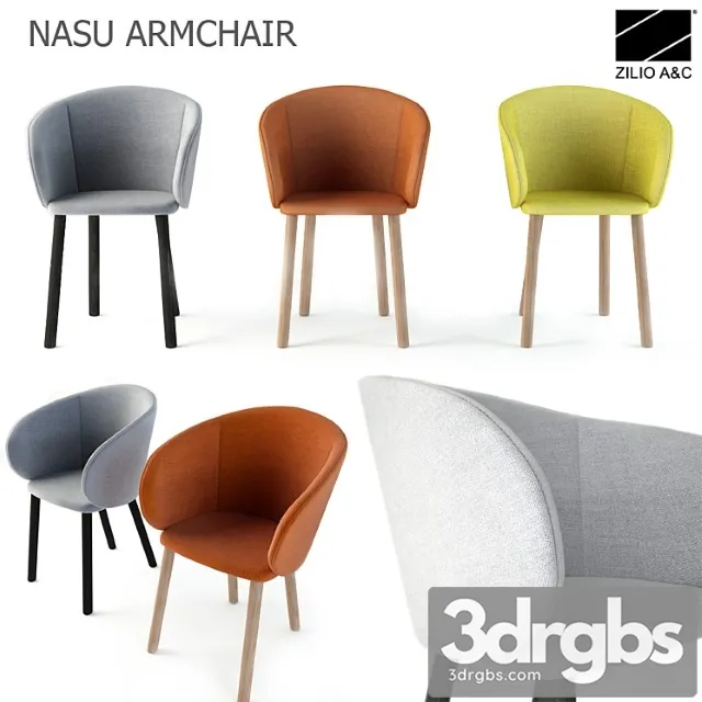 Zilio nasu armchair 2 3D Model Free