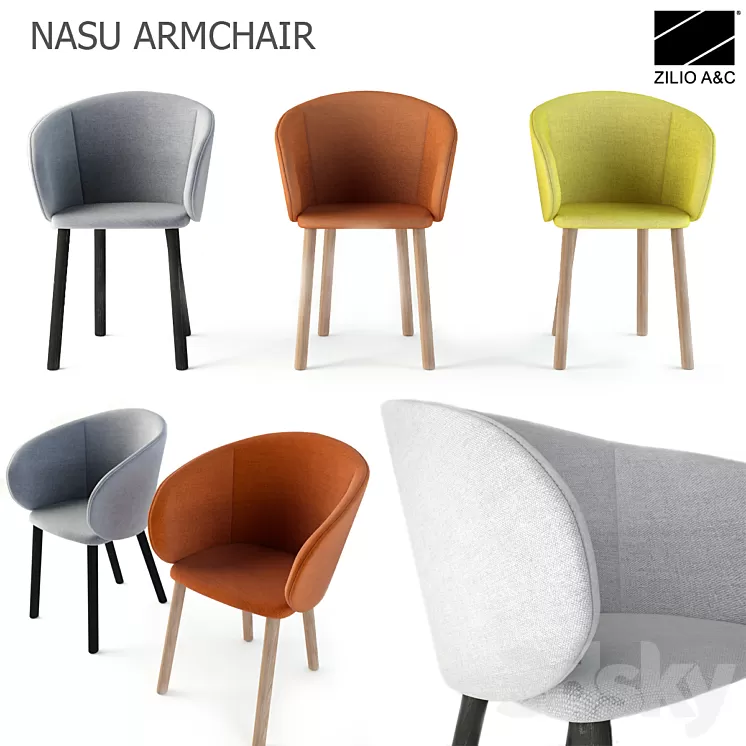 Zilio NASU ARMCHAIR 3D Model