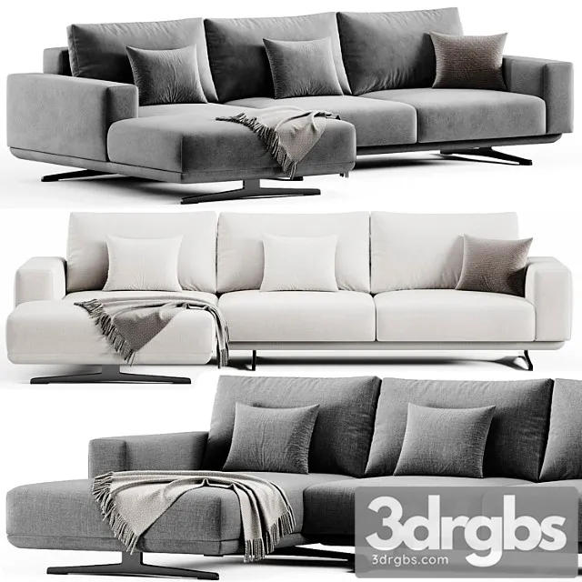 Zillis Corner Sofa By Skdesign 3D Model Free