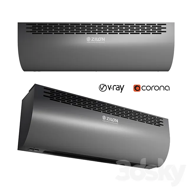 ZILON thermal curtain 3DModel