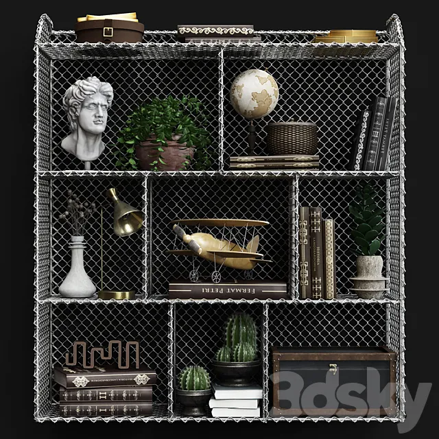 Zinc Restoration Hardware Shelf 3DModel