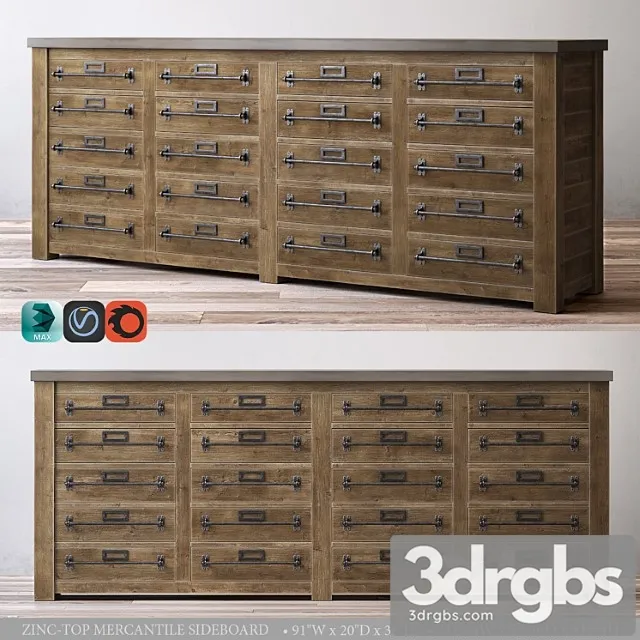 Zinc Top Mercantile Sideboard 1 Free Download