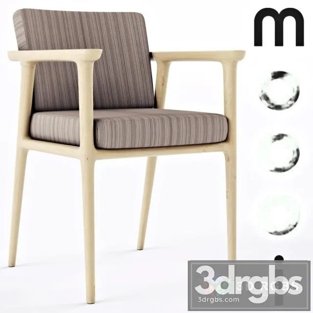 Zio Dining Chair 3D Model Free
