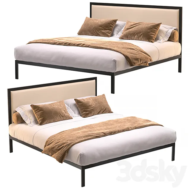 Zipcode Design Aquavia Platform Bed 3D Model