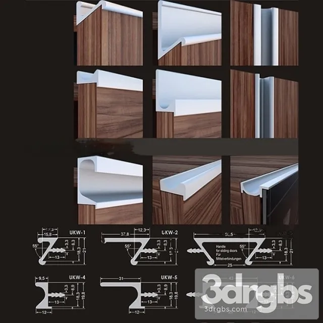 Zobal Ruchki Vreznye 3D Model Free