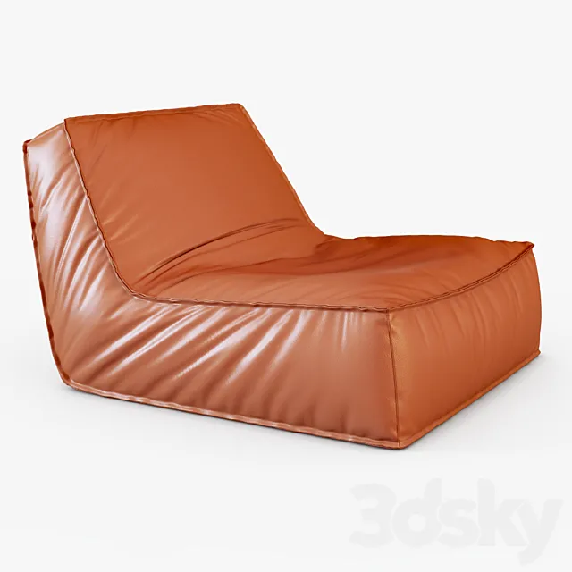 Zoe low lounge chair 3DModel
