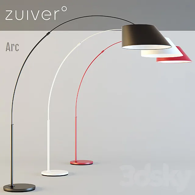 Zuiver _ Arc floor lamp 3DModel