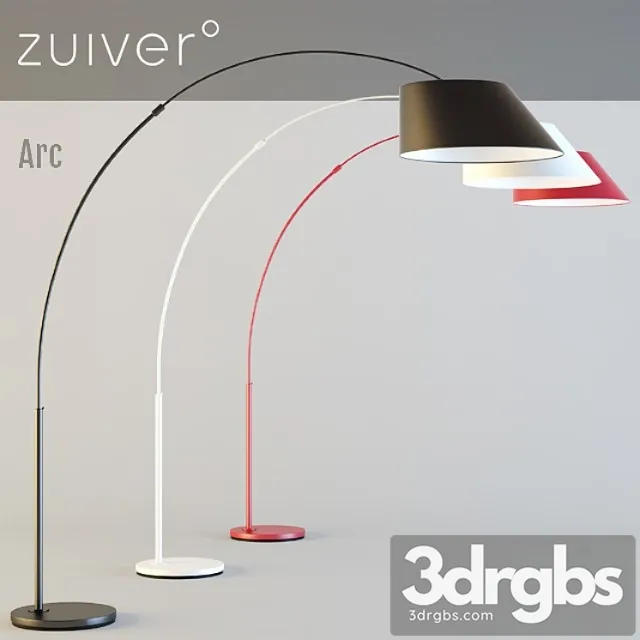 Zuiver Arc Floor Lamp 1 3D Model Free