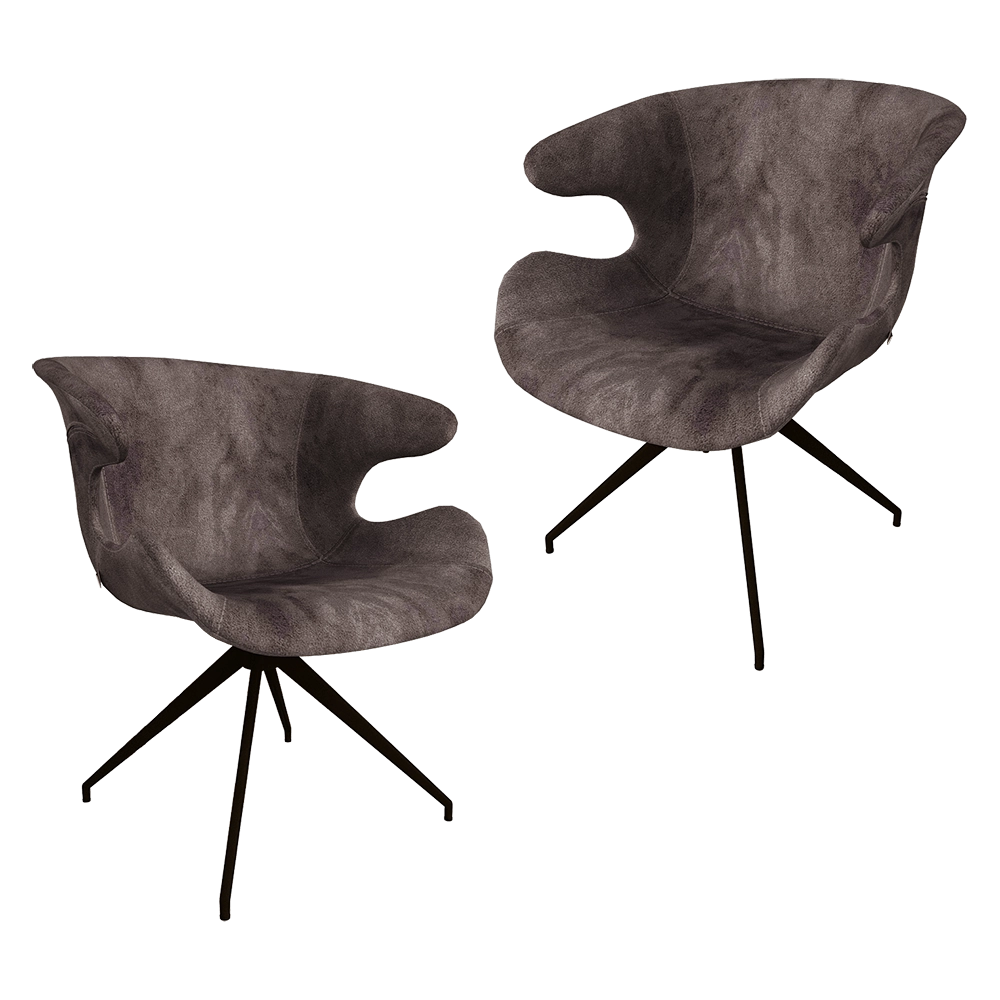 Zuiver Group   - Armchair Mia Gray 3D Model