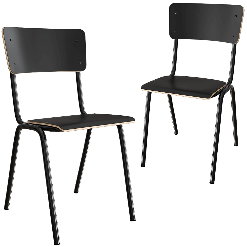 Zuiver Group   - Chair Back To School HPL 3D Model