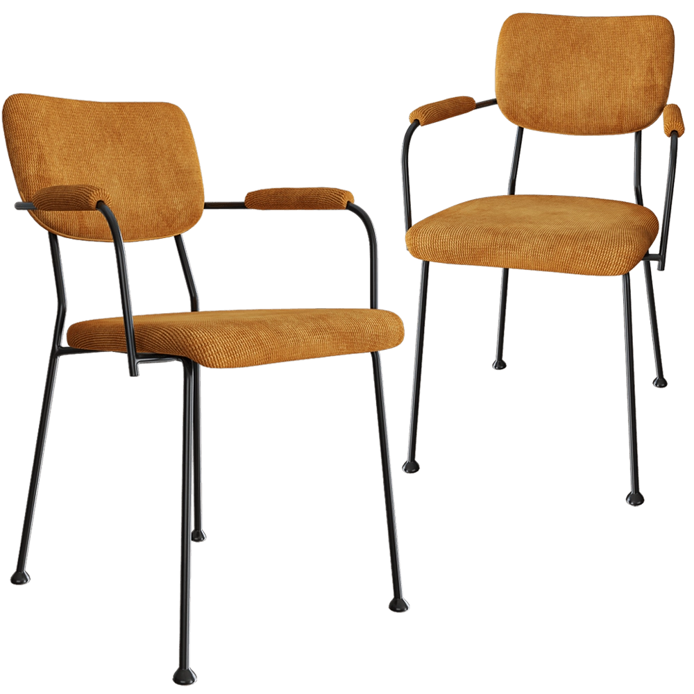 Zuiver Group   - Chair Benson with armrests 3D Model