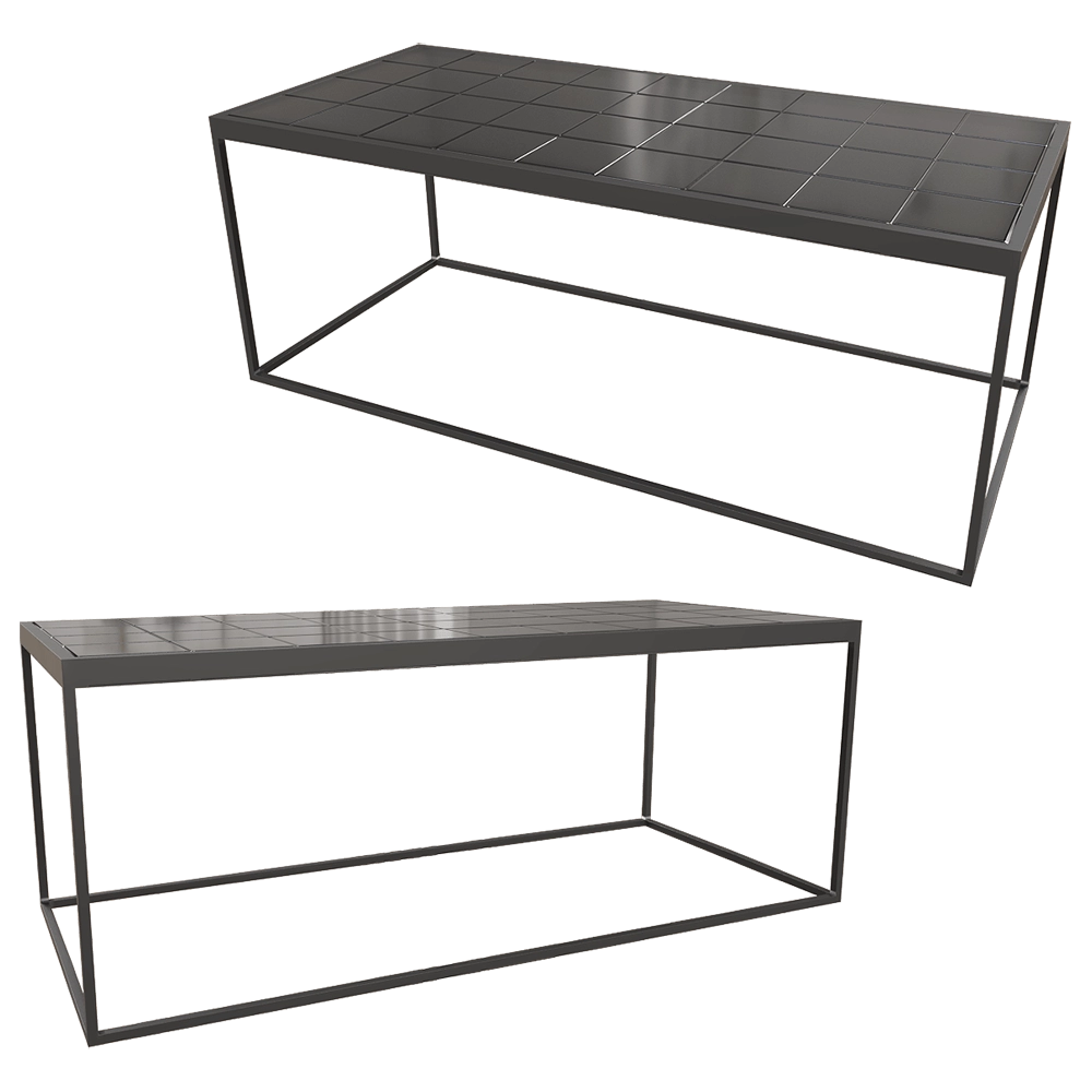 Zuiver Group   - Coffee table Glazed black 3D Model