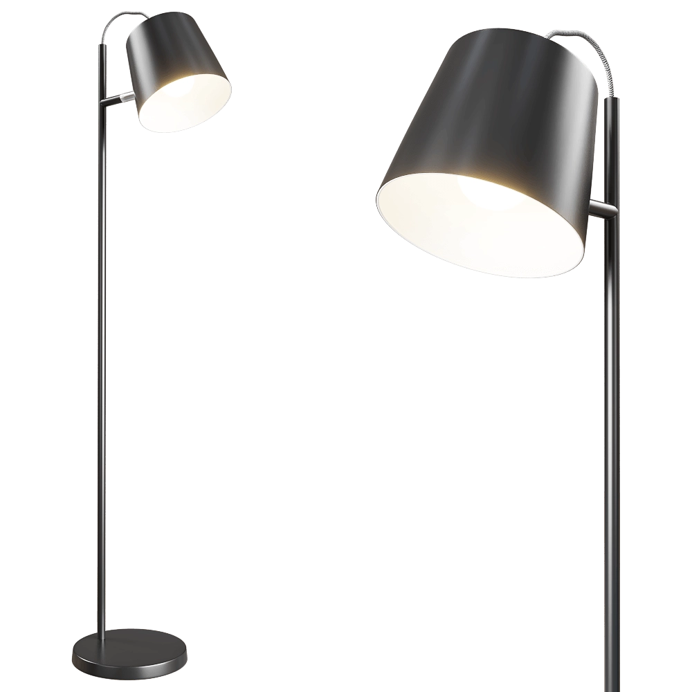 Zuiver Group   - Floor lamp Buckle Head black 3D Model