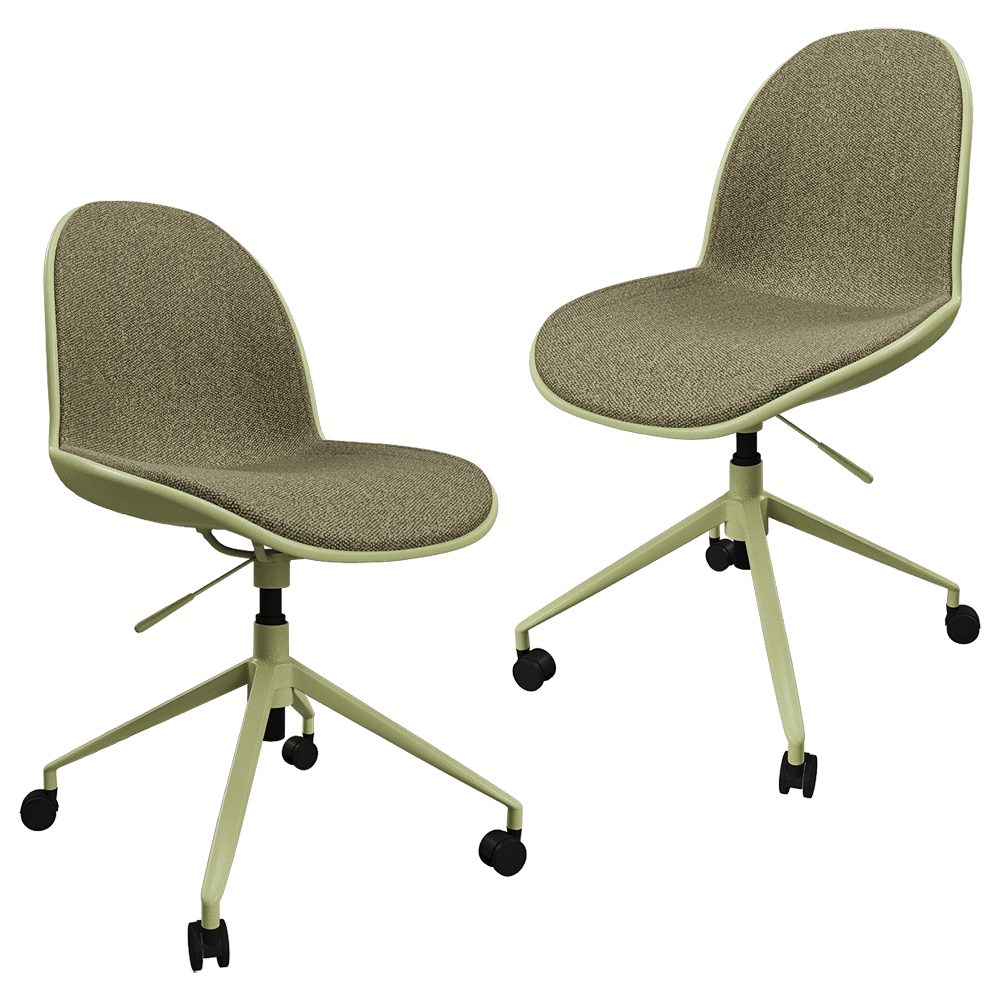 Zuiver Group   - Office chair Albert Kuip swivel green 3D Model
