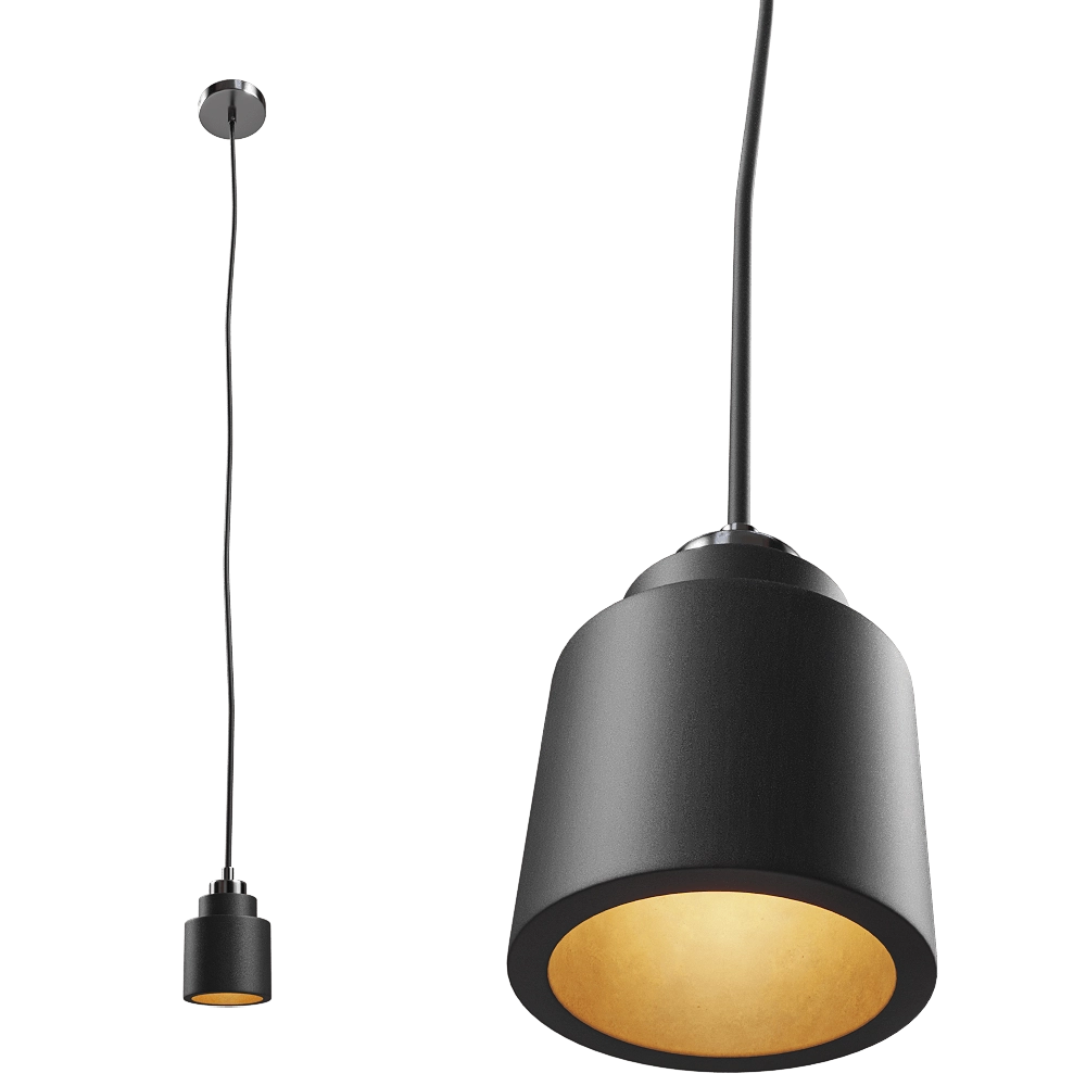Zuiver Group   - Pendant lamp Left black 3D Model