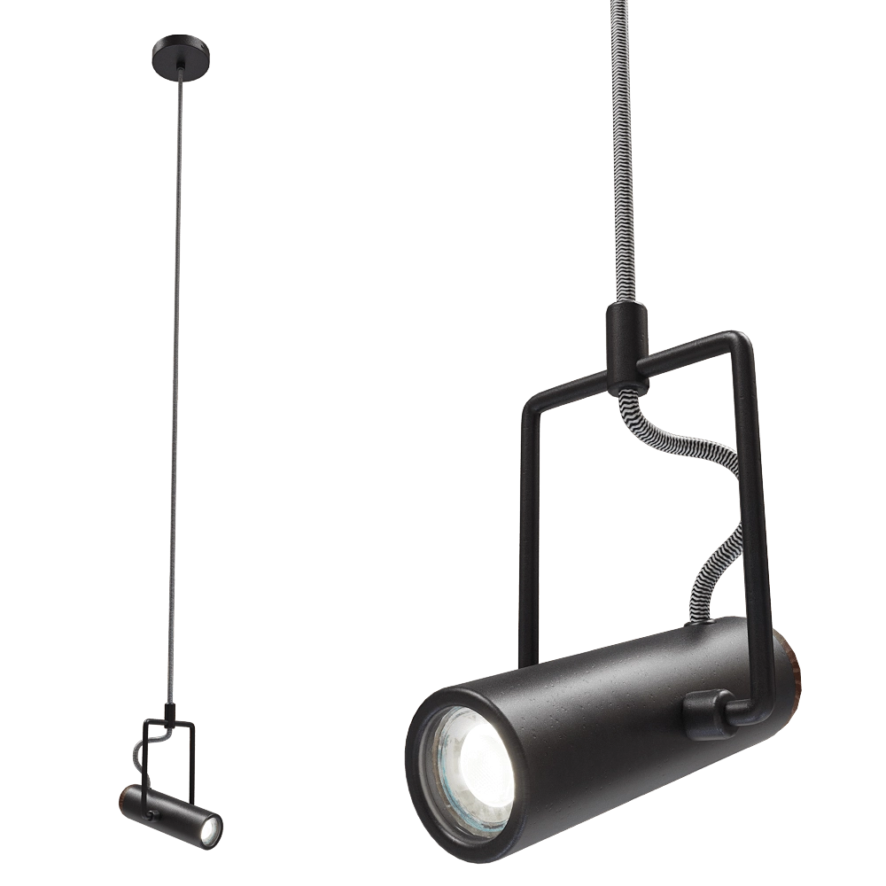 Zuiver Group   - Pendant lamp Marlon black 3D Model