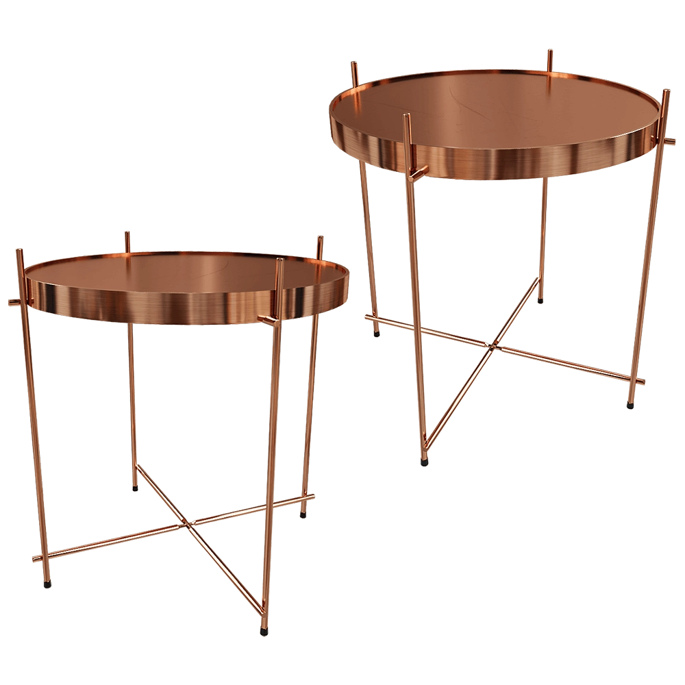 Zuiver Group   - Side table Cupid S Copper 3D Model