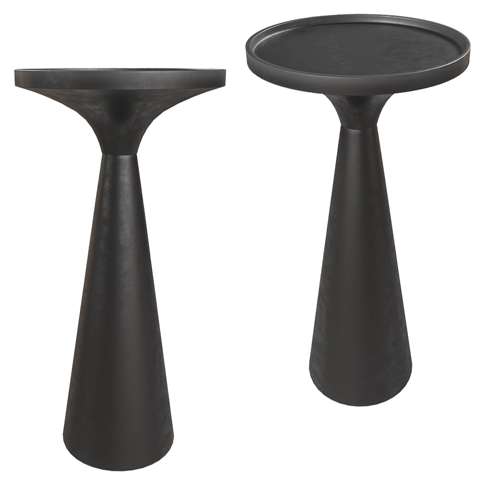 Zuiver Group   - Side table Floss black 3D Model