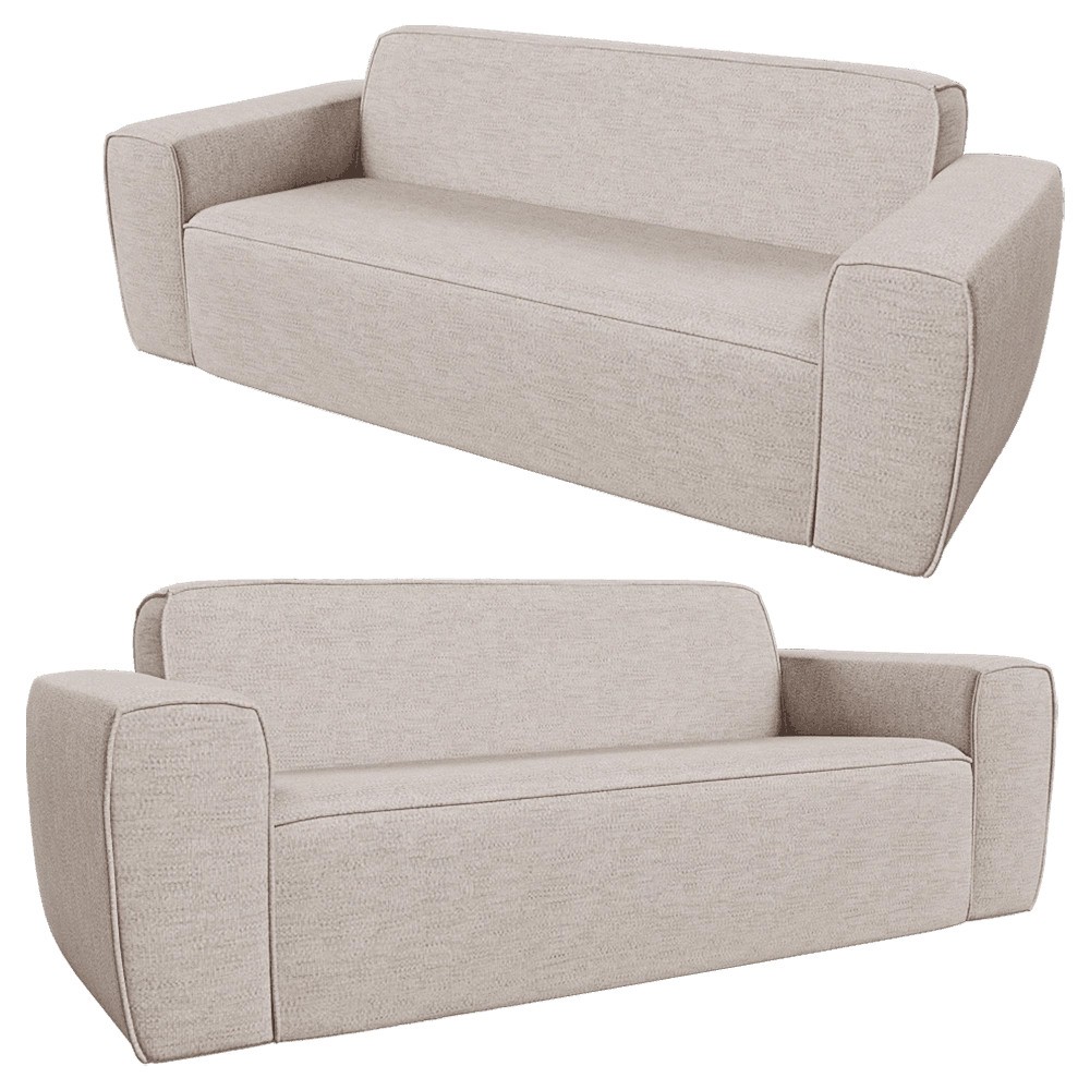 Zuiver Group - Sofa Bor 25-seater latte 3D Model
