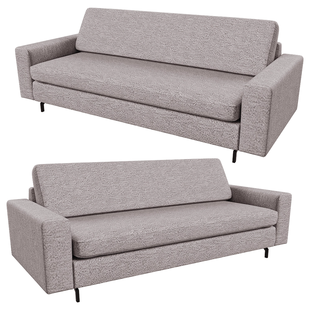 Zuiver Group   - Sofa Jean 25-seater grey 3D Model