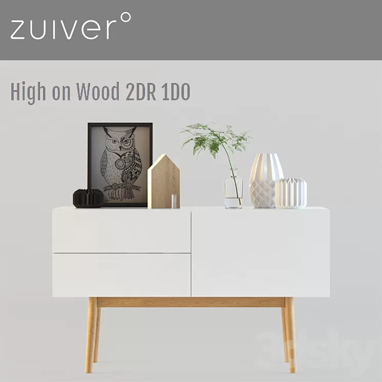 Zuiver \/ High on Wood 2DR 1DO