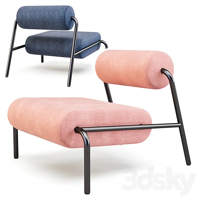 Zuiver: Lekima - ArmChair 3D Model