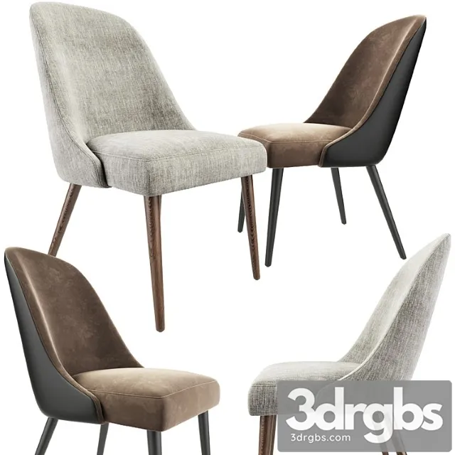 Zuma pumice accent chair 2 3D Model Free