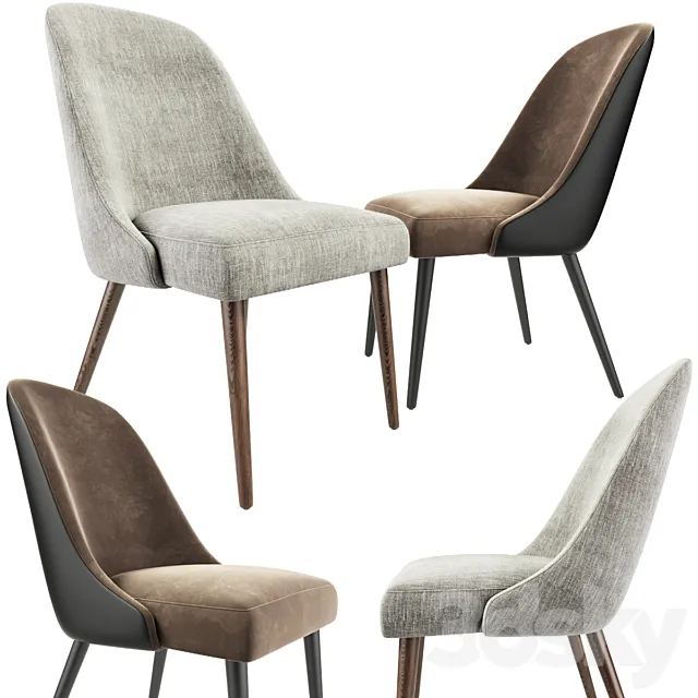 Zuma Pumice Accent Chair 3DModel