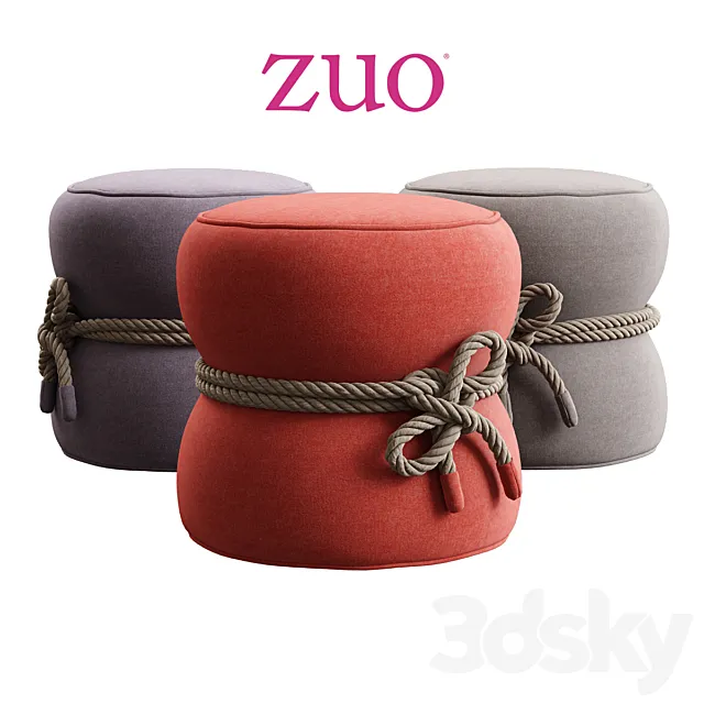 Zuo Mod _ Tubby Ottoman 3DModel