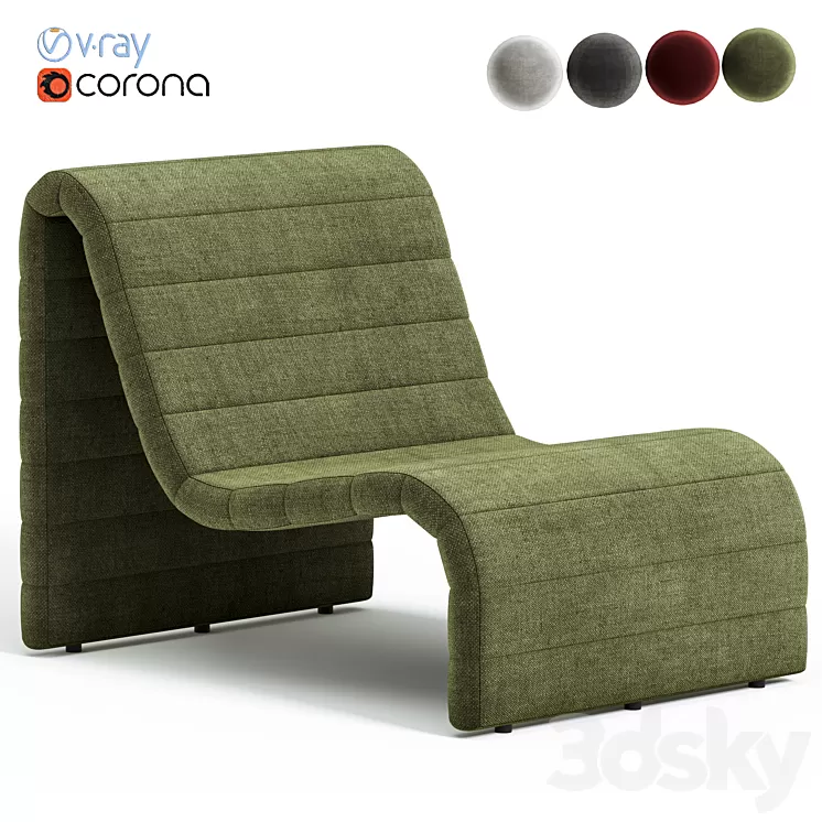 Zurich Occasional Chair 3D Model