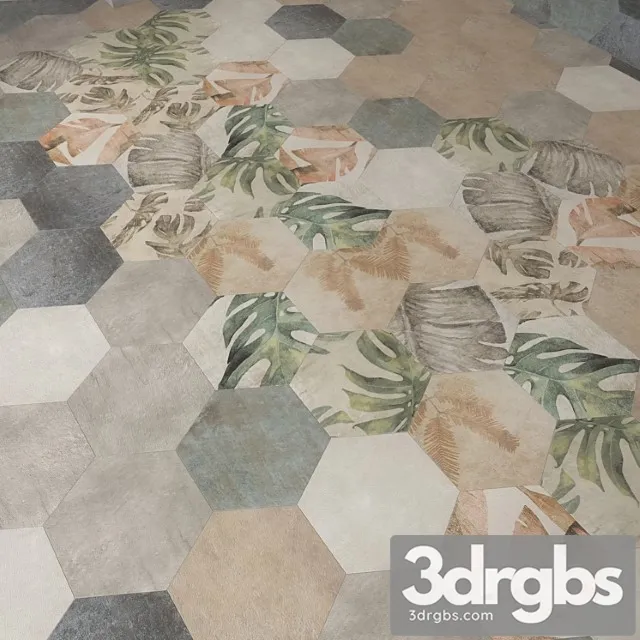 Zyx tropic & amazonia multitexture tiles 3D Model Free