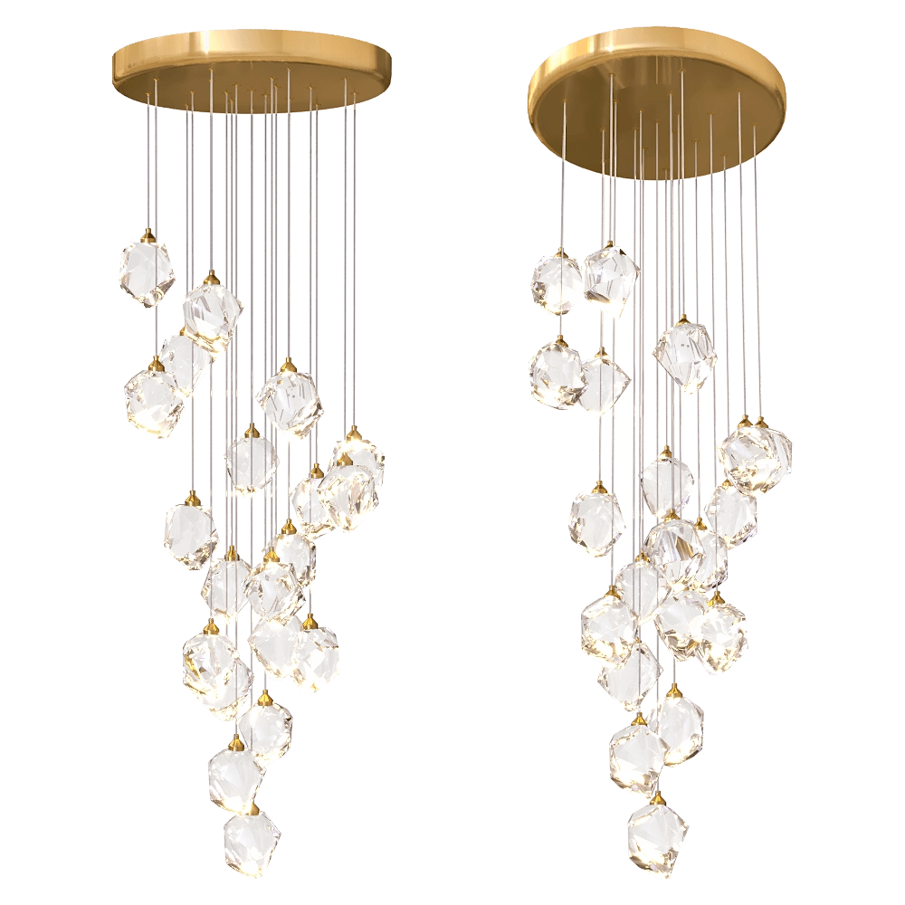 ZZOK - Chandelier Milosh tendence 0794CL-20AB 3D Model