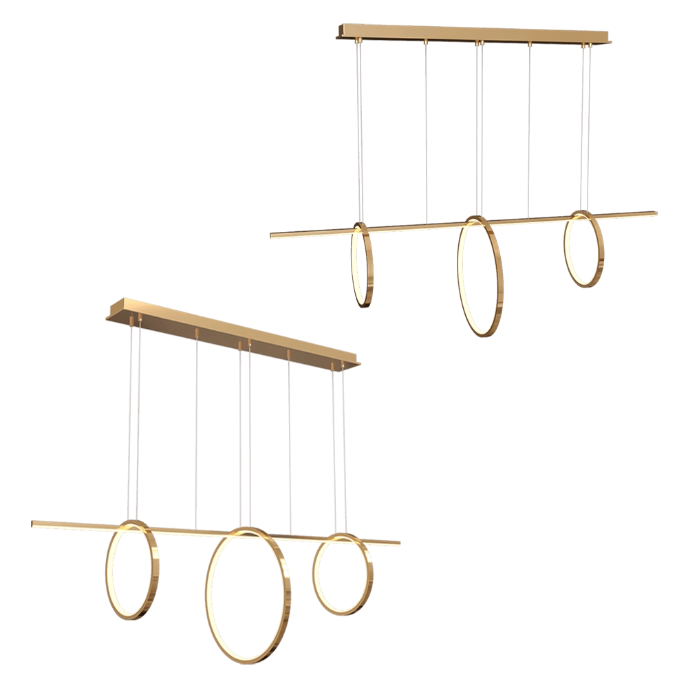 ZZOK - Chandelier Milosh tendence 0824CL-68GD 3D Model