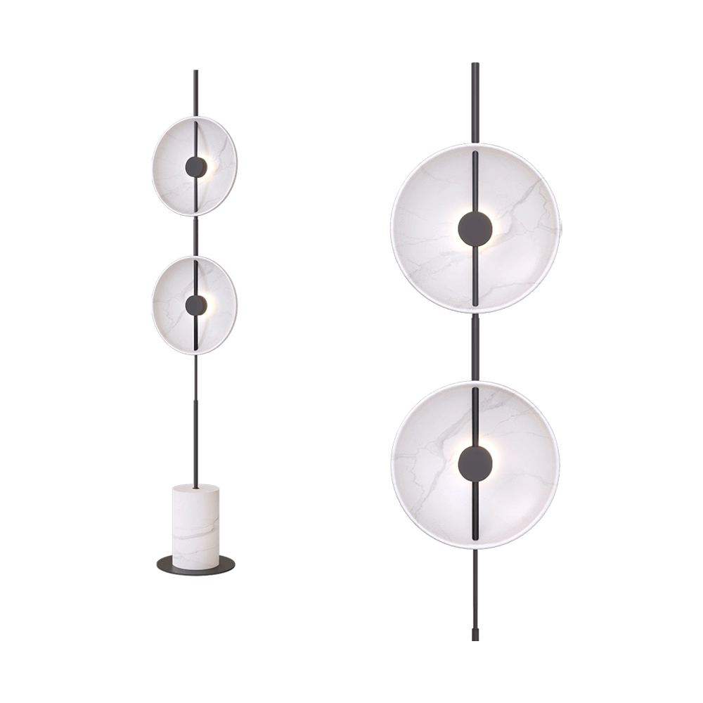 ZZOK - Floor lamp Milosh tendence 0751FL-2BK 3D Model