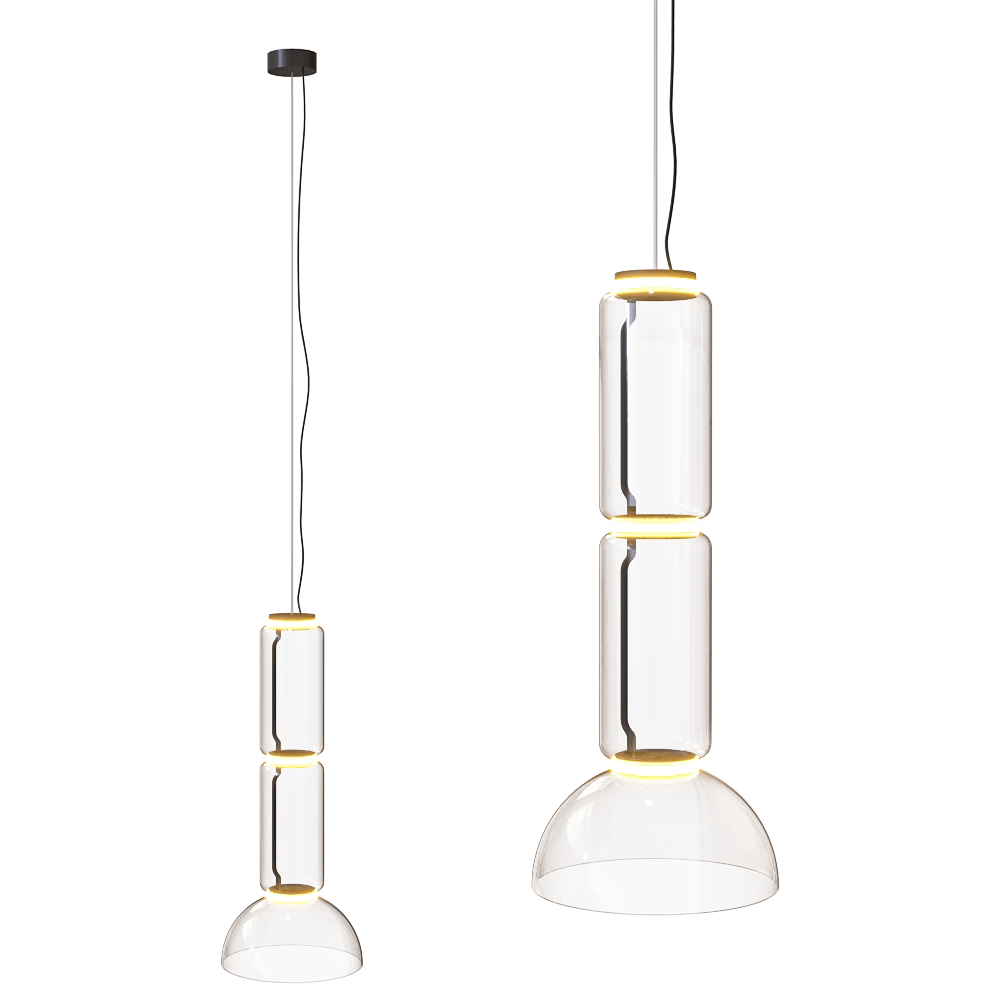 ZZOK - Pendant lamp Milosh tendence 0749PL/A-3BK 3D Model