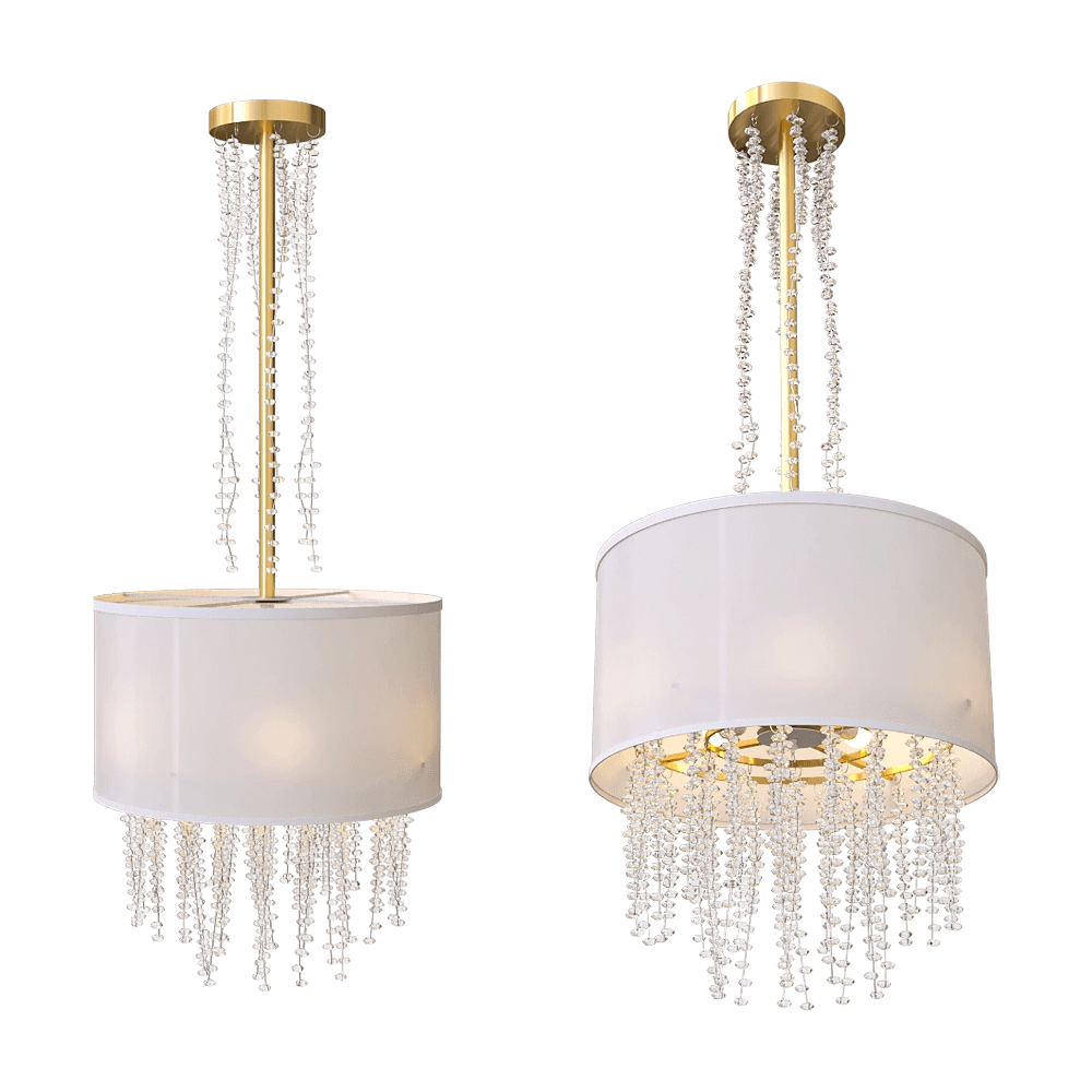 ZZOK - Pendant lamp Milosh tendence 0865CL-3GD 3D Model