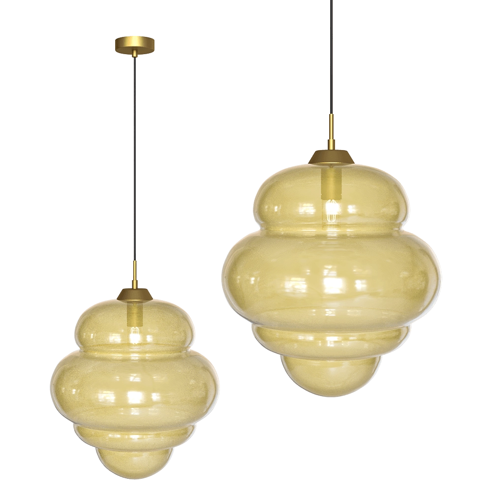 ZZOK - Pendant lamp PALMA 0507PLB-1SH 3D Model